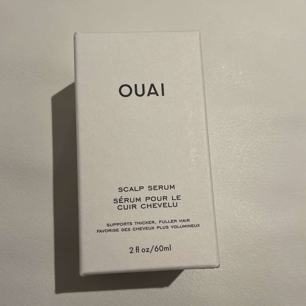 OUAI SCALP SERUM 60ml brand new supports thicker fuller hair